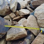traditional rustic dry stone walling