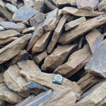 traditional rustic dry stone walling