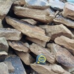 traditional rustic dry stone walling