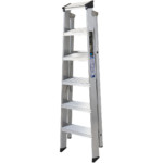youngman 6 tread professional builders aluminium stepladder 2