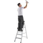 youngman 6 tread professional builders aluminium stepladder 3