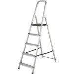 youngman atlas 5 tread professional aluminium stepladder