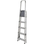 youngman atlas 5 tread professional aluminium stepladder 2