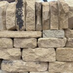 traditional rustic dry stone walling