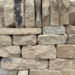 traditional rustic dry stone walling