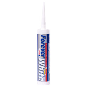 sika forever silicone sealant bathrooms & kitchens white c3 330ml