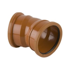 brett martin double socket bend 22.5° 110mm