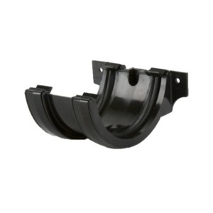 brett martin round rainwater gutter joint union bracket black 112mm