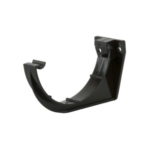 brett martin round rainwater gutter multifix fascia bracket black 112mm