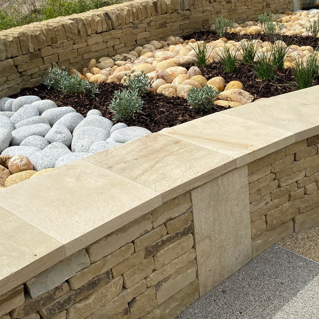 crosland hill natural stone paving/coping 150mm per linear metre