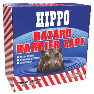 sika barrier tape 72mm x 500 metre red/white