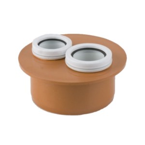 brett martin mupvc waste pipe adaptor 110mm x 32mm x 40mm