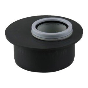 brett martin push fit soil adaptor black 110mm x 50mm