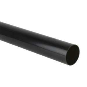 brett martin round rainwater downpipe black