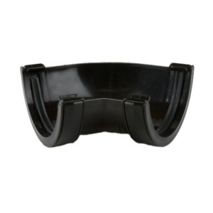 brett martin round rainwater gutter angle black 135° 112mm