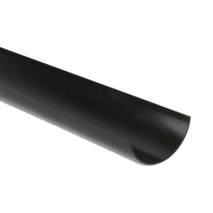 brett martin round rainwater gutter black