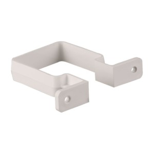 brett martin square rainwater downpipe bracket arctic white 65mm