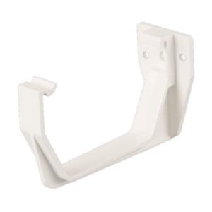 brett martin square rainwater gutter fascia bracket arctic white 115mm