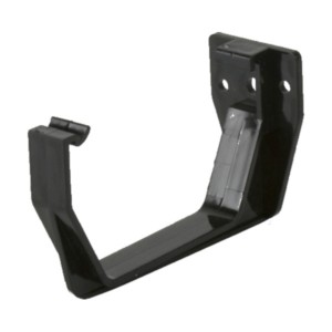 brett martin square rainwater gutter multifix fascia bracket black 115mm