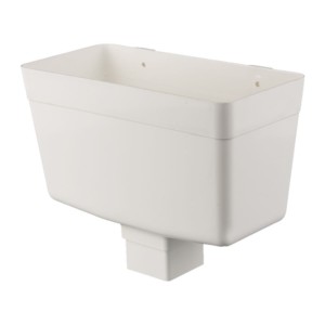 brett martin universal rainwater downpipe hopper head arctic white 68mm