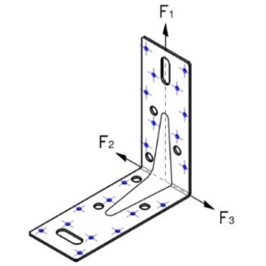 expamet heavy duty angle bracket 150 x 150 x 63mm