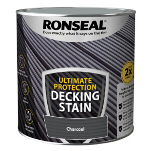 ronseal ultimate protection decking stain charcoal 2.5 litres
