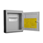 tricel gas meter box surface mounted white