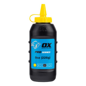 ox pro chalk powder 8oz / 226g yellow