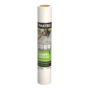taktec carpet protection film white 600mm x 50 metres