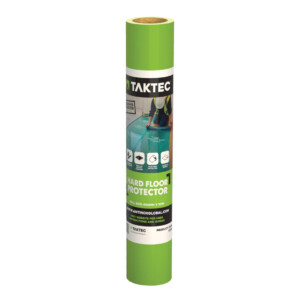taktec hard surface protection film aqua 600mm x 50 metres