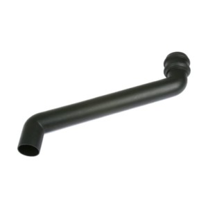 brett martin cascade round cast iron style downpipe 455mm offset 68mm