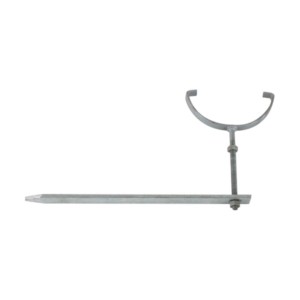 brett martin round galvanised rise & fall gutter drive in bracket 112mm