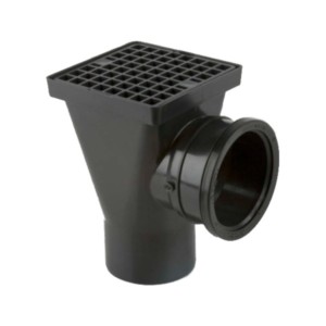 brett martin square hopper with horizontal inlet 160 x 110mm