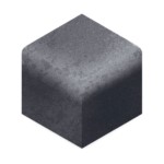 plasmor plaskerb small external angle bull nosed charcoal