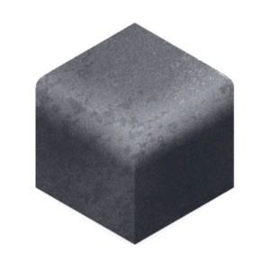 plasmor plaskerb small external angle bull nosed charcoal