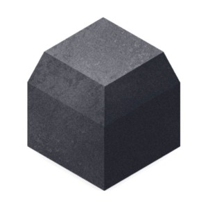 plasmor plaskerb small external angle half battered charcoal