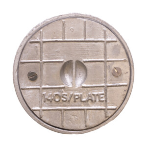 aluminium sealing plate & frame round 140mm