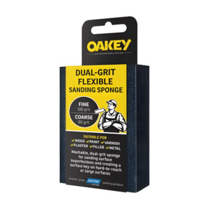 oakey sanding sponge fine/med
