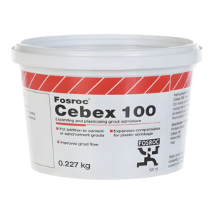 resapol fosroc cebex 100 expanding grout admixture 227g tub
