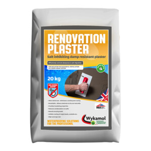 wykamol no more damp renovating plaster 20kg