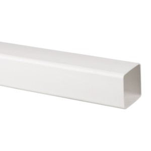 brett martin square rainwater downpipe arctic white 65mm