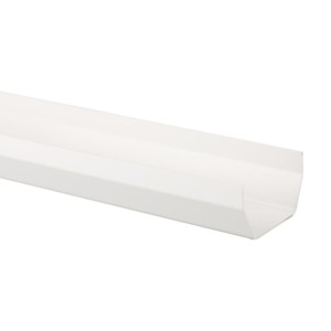 brett martin square rainwater gutter arctic white 115mm