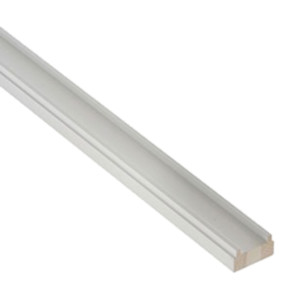 cheshire white primed stair baserail 32 x 64mm (41mm groove)