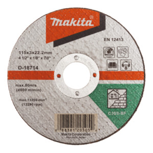 makita stone cutting disc 115/22mm