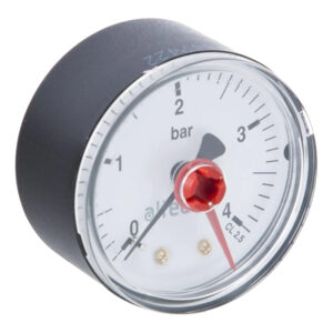 altecnic pressure gauge 1/4" offset back connection 4 bar