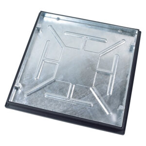 galvanised manhole cover frame double 09452