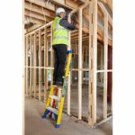 werner leansafe x3 fibreglass multi purpose ladder 1800 2900mm
