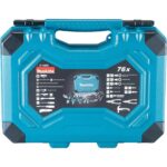 makita 76 piece hand tool set in plastic case