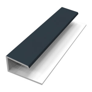 freefoam pvc cladding shiplap j trim woodgrain anthracite 5000mm