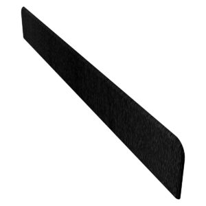 freefoam upvc fascia end cap woodgrain black 300mm